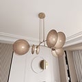 Emibig Emibig MOTIF 4 MOKKA NATURAL - Moderne Pendelleuchte für stilvolle Beleuchtung