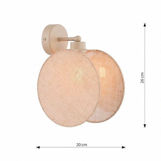 Emibig Emibig MOTIF K1 MOKKA NATURAL - Modern pendant lamp for stylish lighting