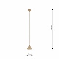Emibig Emibig ELIT 1 MOKKA - Lámpara colgante minimalista para cualquier espacio