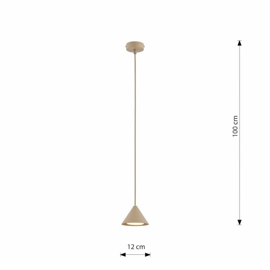 Emibig Emibig ELIT 1 MOKKA - Lampe suspendue minimaliste pour tous les espaces
