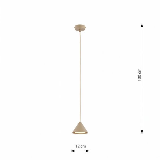 Emibig Emibig ELIT 1 MOKKA - Minimalistische Pendelleuchte für jeden Raum