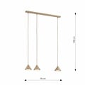 Emibig Emibig ELIT 3 MOKKA - Minimalistische Pendelleuchte für jeden Raum