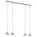 Emibig Emibig ELIT 4 MOKKA - Minimalistische hanglamp voor een stijlvolle uitstraling