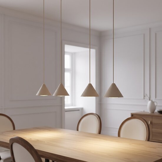 Emibig Emibig ELIT 4 MOKKA - Lámpara colgante minimalista para un aspecto elegante