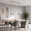 Emibig Emibig ELIT 4 MOKKA - Minimalist pendant lamp for a stylish look