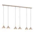 Emibig Emibig ELIT 6 MOKKA - Lampe suspendue minimaliste pour tous les espaces