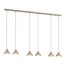 Emibig Emibig ELIT 6 MOKKA - Lampe suspendue minimaliste pour tous les espaces