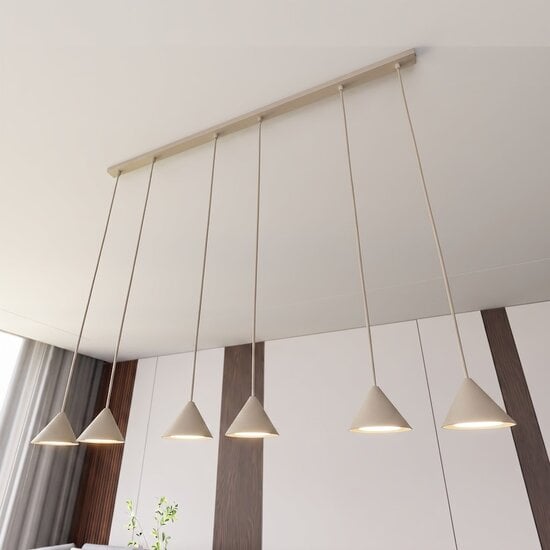 Emibig Emibig ELIT 6 MOKKA - Minimalistische Pendelleuchte für jeden Raum