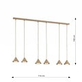 Emibig Emibig ELIT 6 MOKKA - Lámpara colgante minimalista para cualquier espacio