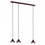 Emibig Emibig ELIT 3 BURGUNDY - Lampe suspendue minimaliste pour tous les espaces