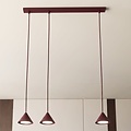 Emibig Emibig ELIT 3 BURGUNDY - Lampe suspendue minimaliste pour tous les espaces