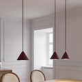Emibig Emibig ELIT 3 BURGUNDY - Minimalistische hanglamp voor elke ruimte