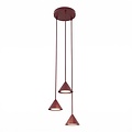 Emibig Emibig ELIT 3 PREMIUM BURGUNDY - Lámpara colgante minimalista para cualquier espacio