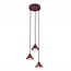 Emibig Emibig ELIT 3 PREMIUM BURGUNDY - Lampe suspendue minimaliste pour tous les espaces