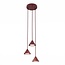 Emibig Emibig ELIT 3 PREMIUM BURGUNDY - Minimalistische Pendelleuchte für jeden Raum