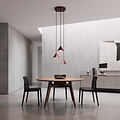 Emibig Emibig ELIT 3 PREMIUM BURGUNDY - Lampe suspendue minimaliste pour tous les espaces