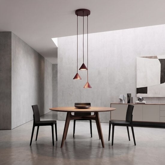 Emibig Emibig ELIT 3 PREMIUM BURGUNDY - Lampe suspendue minimaliste pour tous les espaces