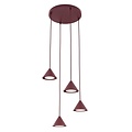 Emibig Emibig ELIT 4 PREMIUM BURGUNDY - Minimalist pendant lamp for any space