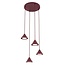 Emibig Emibig ELIT 4 PREMIUM BURGUNDY - Minimalist pendant lamp for any space