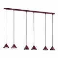 Emibig Emibig ELIT 6 BURGUNDY - Minimalistische Pendelleuchte für jeden Raum