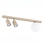 Emibig Emibig BASTER 3 MOKKA OPAL - Moderne Deckenlampe für stilvolle Beleuchtung