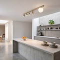 Emibig Emibig BASTER 5 MOKKA OPAL - Moderne plafondlamp voor sfeervolle verlichting