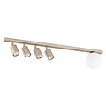 Emibig Emibig BASTER 5 MOKKA OPAL - Moderne Deckenlampe für stilvolle Beleuchtung
