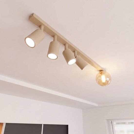 Emibig Emibig BASTER 5 MOKKA AMBER - Lámpara de techo moderna para una iluminación elegante