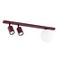 Emibig Emibig BASTER 3 BURGUNDY OPAL - Lámpara de techo moderna para una iluminación elegante