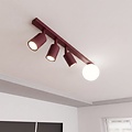 Emibig Emibig BASTER 4 BURGUNDY OPAL - Lámpara de techo moderna para una iluminación elegante