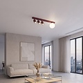 Emibig Emibig BASTER 4 BURGUNDY OPAL - Modern ceiling lamp for stylish lighting