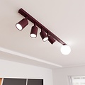 Emibig Emibig BASTER 5 BURGUNDY OPAL - Moderne plafondlamp voor sfeervolle verlichting