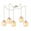 Emibig Emibig LEVEL 5 MOKKA AMBER - Lámpara colgante moderna para una iluminación elegante
