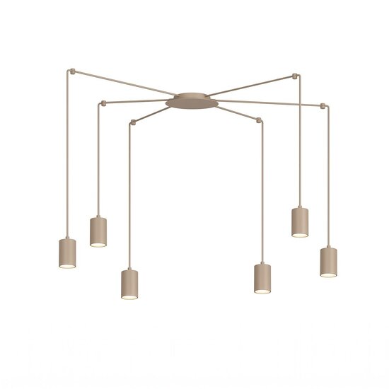Emibig Emibig TRAKER 6 MOKKA - Modern pendant lamp for stylish lighting