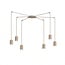 Emibig Emibig TRAKER 6 MOKKA - Modern pendant lamp for stylish lighting