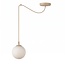 Emibig Emibig GIGI 1 MOKKA OPAL - Moderne Pendelleuchte für stilvolle Beleuchtung