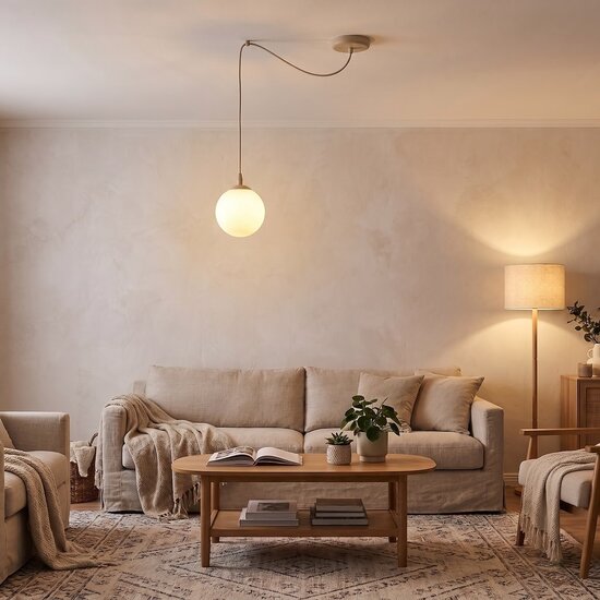 Emibig Emibig GIGI 1 MOKKA OPAL - Modern pendant lamp for stylish lighting
