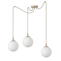 Emibig Emibig GIGI 3 MOKKA OPAL - Moderne Pendelleuchte für stilvolle Beleuchtung