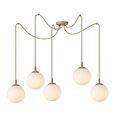 Emibig Emibig GIGI 5 MOKKA OPAL - Moderne Pendelleuchte für stilvolle Beleuchtung