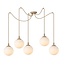Emibig Emibig GIGI 5 MOKKA OPAL - Modern pendant lamp for stylish lighting