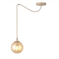 Emibig Emibig GIGI 1 MOKKA AMBER - Moderne Pendelleuchte für stilvolle Beleuchtung