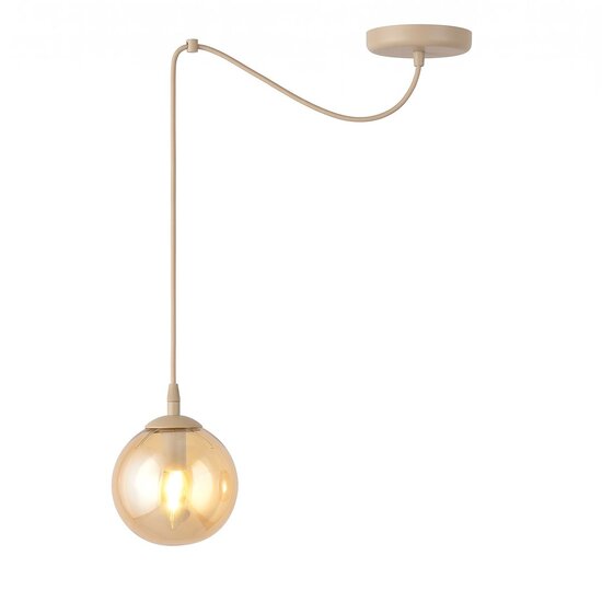 Emibig Emibig GIGI 1 MOKKA AMBER - Modern pendant lamp for stylish lighting