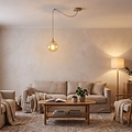 Emibig Emibig GIGI 1 MOKKA AMBER - Lampe suspendue moderne pour un éclairage élégant