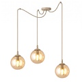 Emibig Emibig GIGI 3 MOKKA AMBER - Lámpara colgante moderna para una iluminación elegante