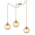 Emibig Emibig GIGI 3 MOKKA AMBER - Modern pendant lamp for stylish lighting