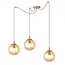 Emibig Emibig GIGI 3 MOKKA AMBER - Modern pendant lamp for stylish lighting