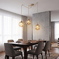 Emibig Emibig GIGI 3 MOKKA AMBER - Lampe suspendue moderne pour un éclairage stylé
