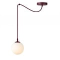 Emibig Emibig GIGI 1 BURGUNDY OPAL - Moderne hanglamp voor sfeervolle verlichting