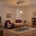 Emibig Emibig GIGI 1 BURGUNDY TRANSPARENT - Lampe suspendue moderne pour un éclairage élégant