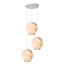 LUCIDE Lucide LA VAGUE - Hanglamp - Ø 51 cm - 3xE27 - Wit - Essential